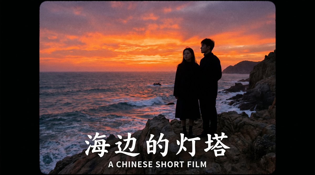 寸止挑战原创短片《海边的灯塔》视频